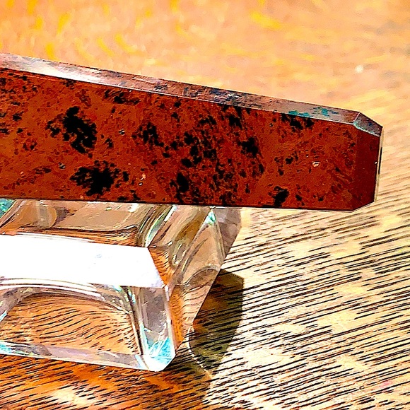 MAHOGANY OBSIDIAN POINT HERBAL - Picture 6 of 7